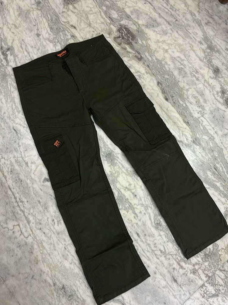 Olive Green Cargo Pants