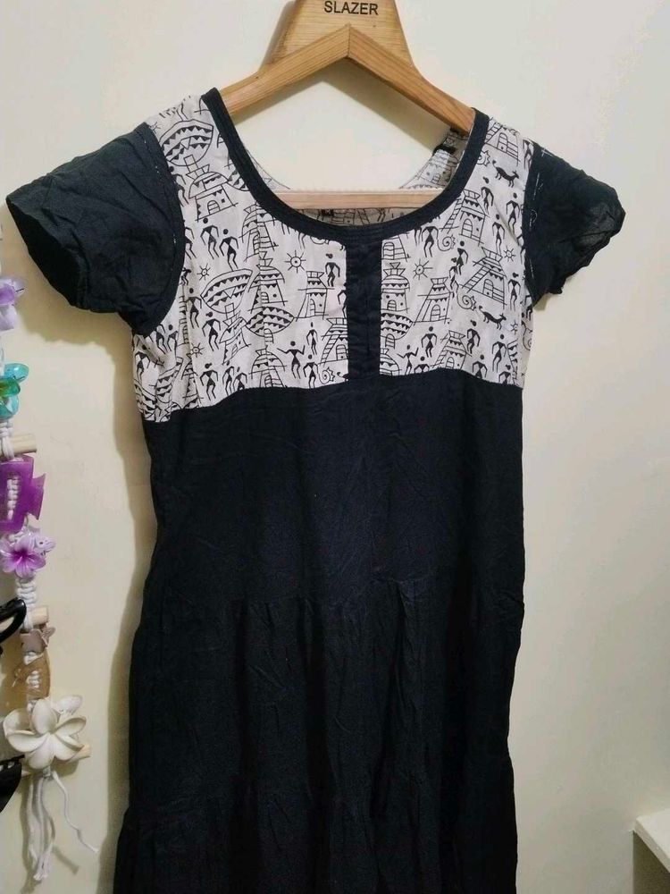 Unique Print Casual Dress