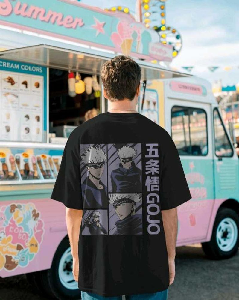Gojo Satoru Anime Printed T-Shirt