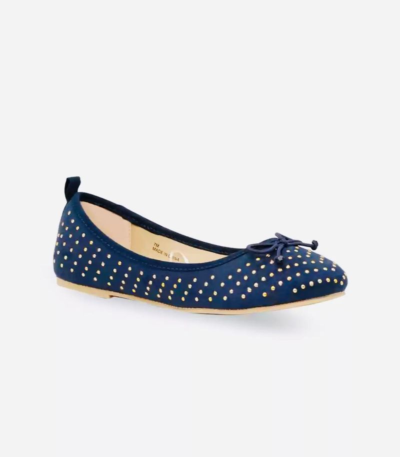 Code Navy Studded Bellies ✨