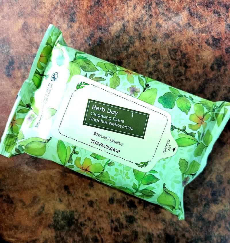 Herb Day Cleansing Tissue Wipes