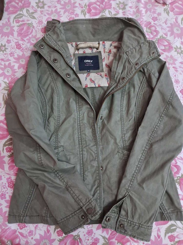 ONLY Green Utility Jacket