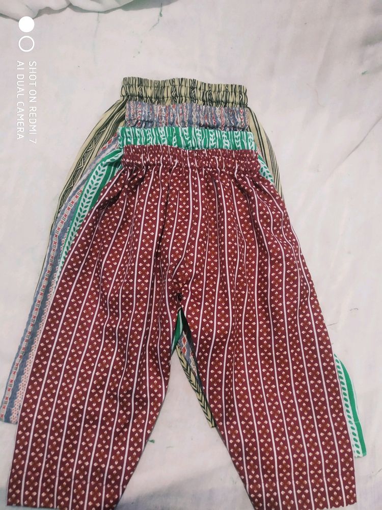 New Pack Of 4 Cotton Pant For Kids