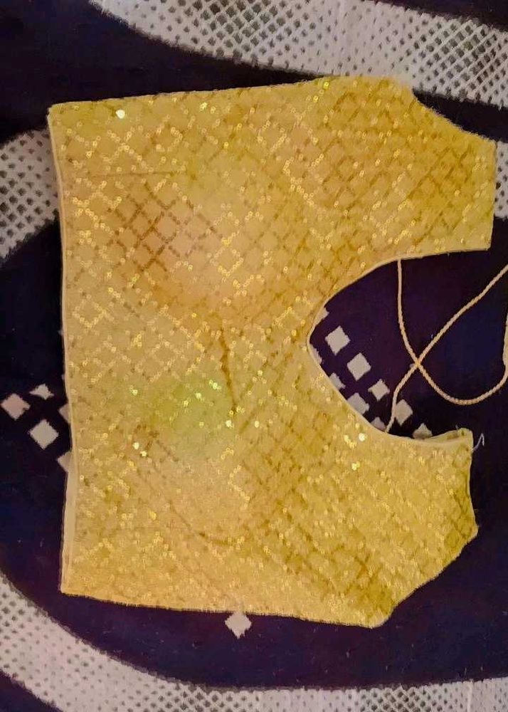 Gold Sequin Blouse