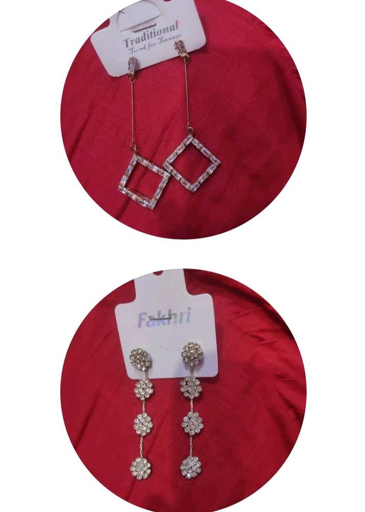 2 Pair Earrings