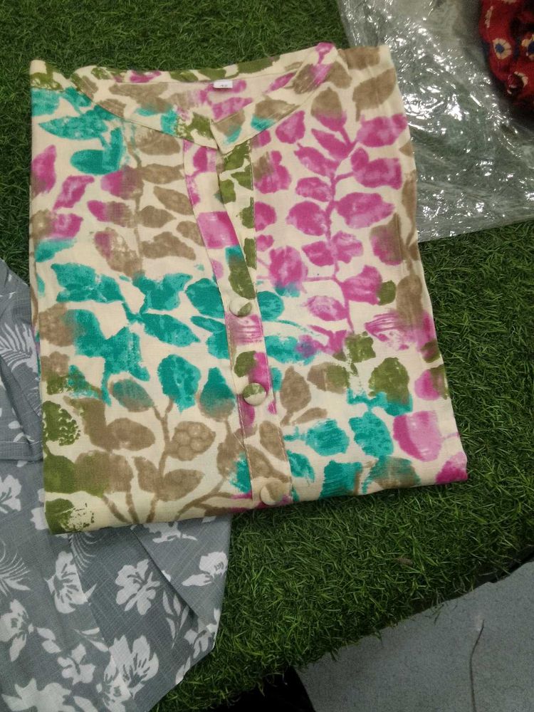 Floral Print Kurta