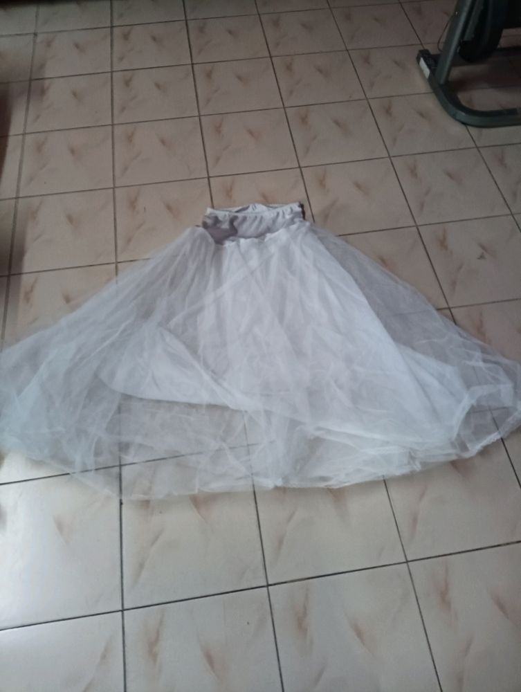 White CANCAN skirt