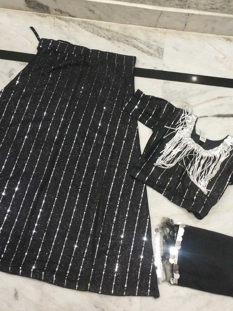 Stylish Black Lehenga Choli