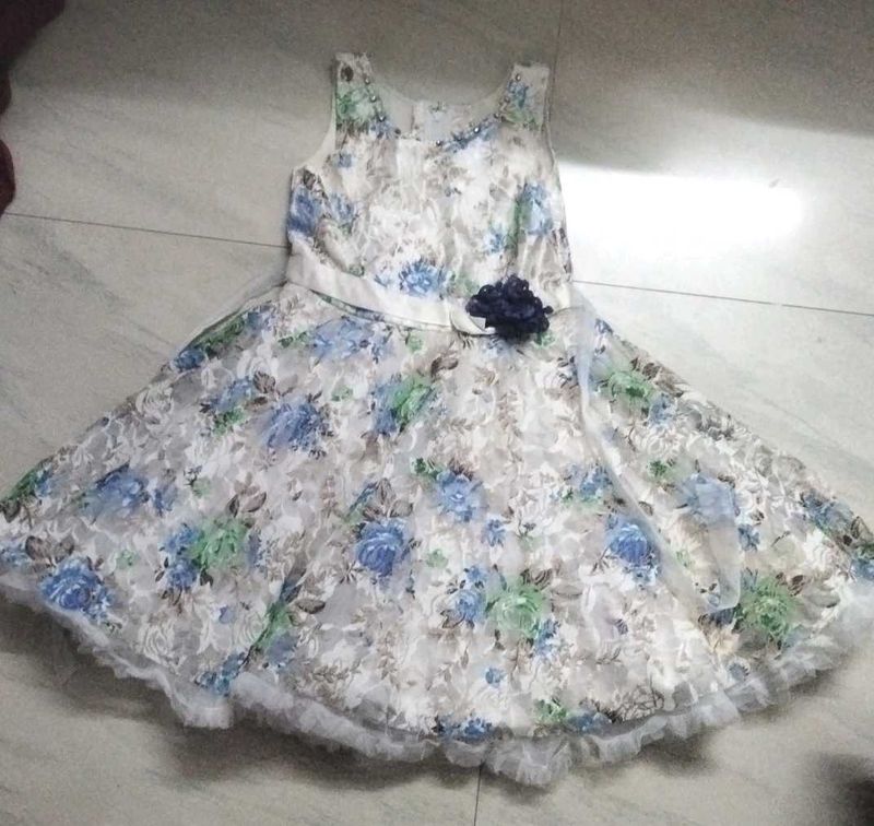 Floral Girls Party Dress