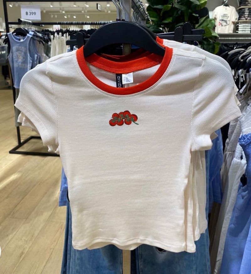 H&amp;M Ribbed Body Fitted Top