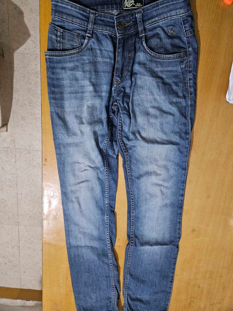 Slim Tapered Denim Jeans