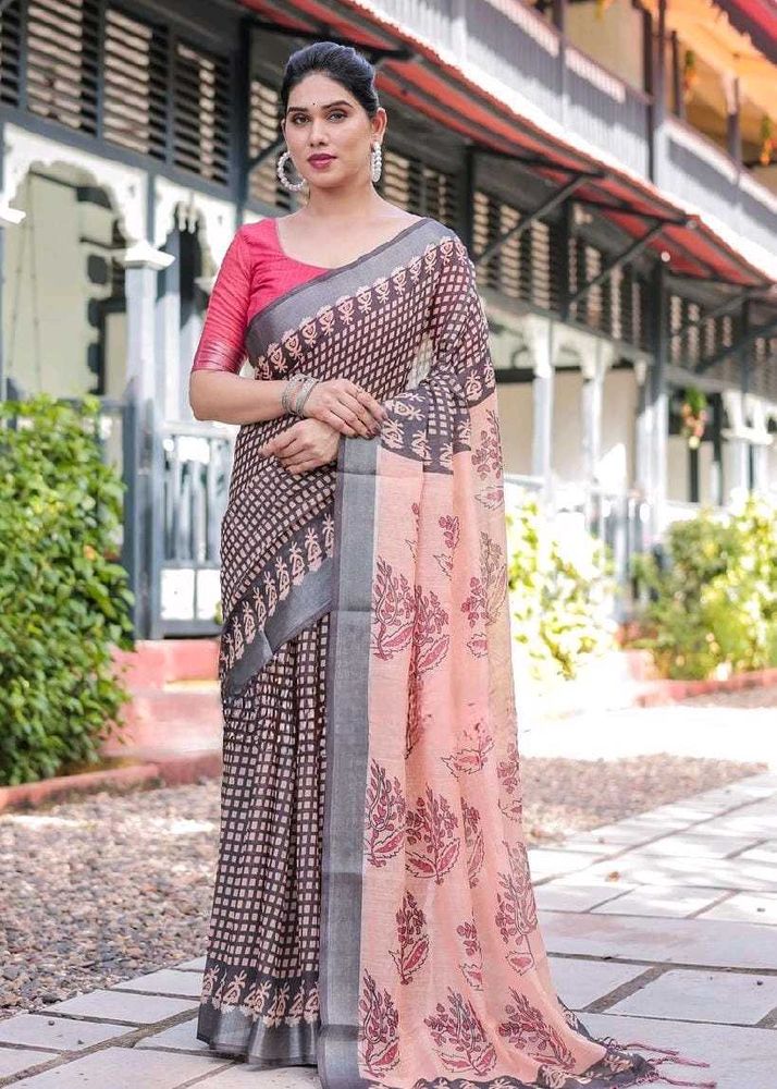 Elegant Printed Saree