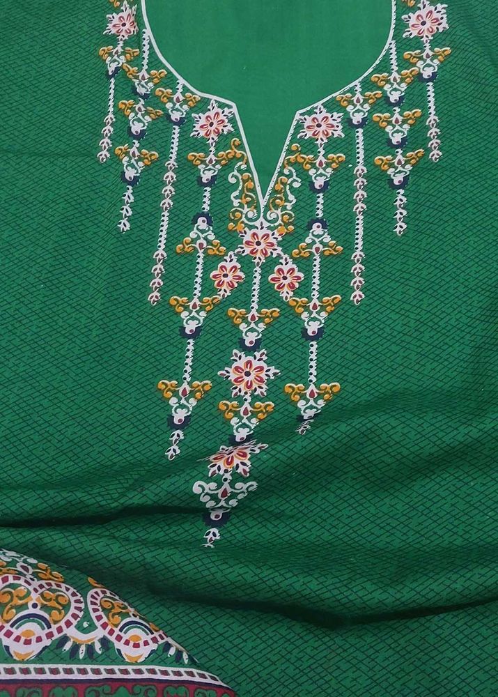 Green  Kurti Pant Fabric