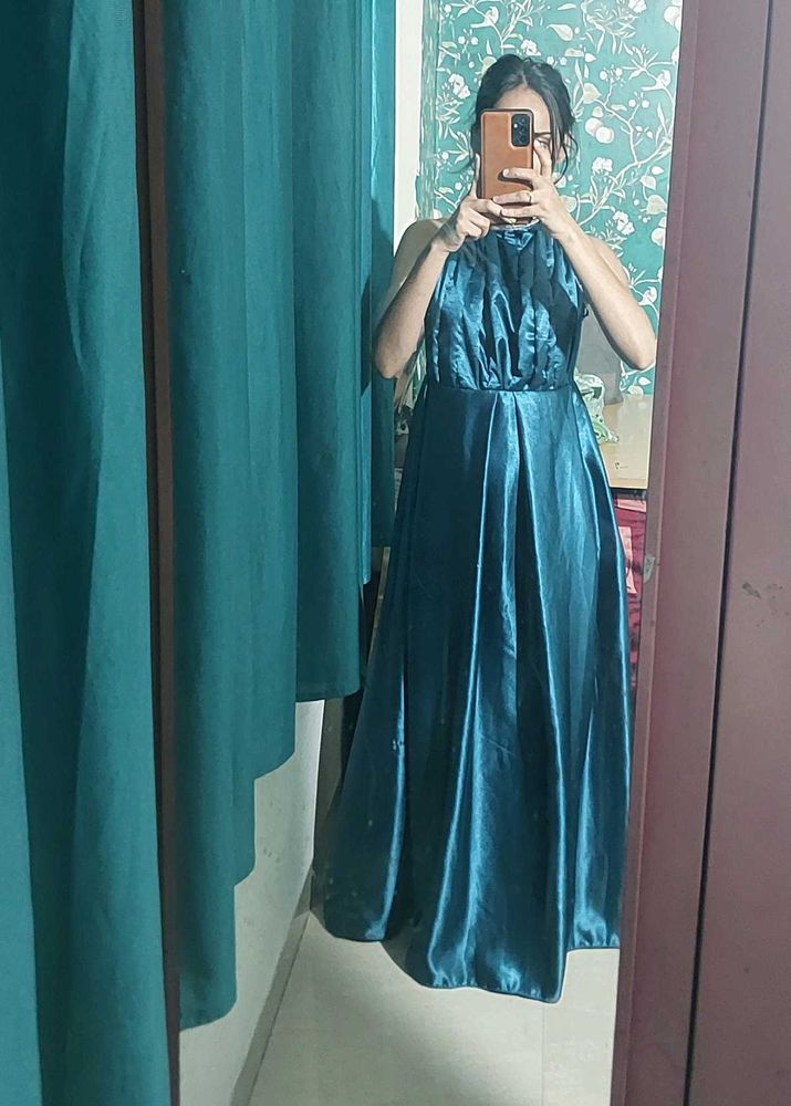 Elegant Blue Gown Dress