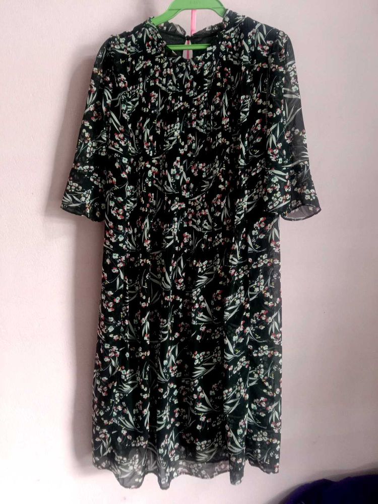 Floral Dress .. Free Size