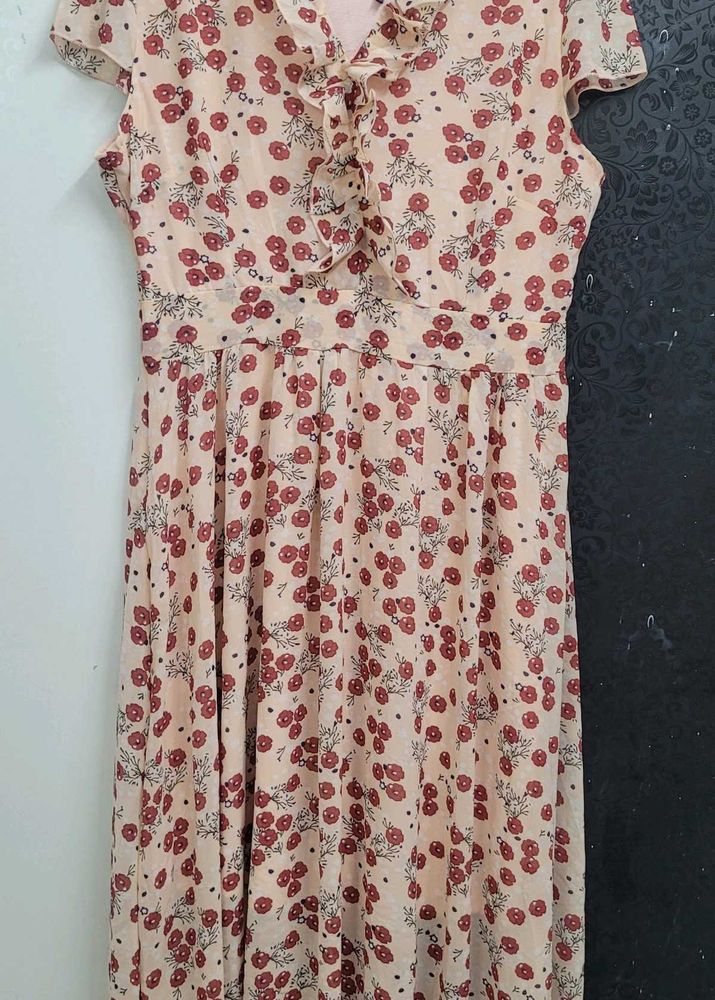 Korean Floral Gown