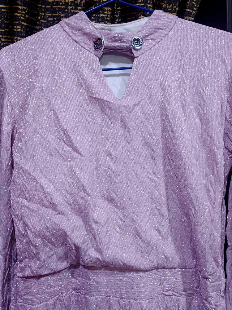 Baby pink glitter Dress