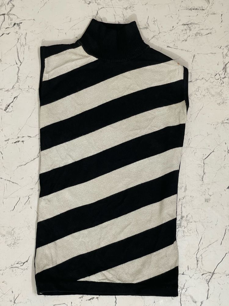 🥳🎉2ka Combo Striped Turtleneck Top Sell
