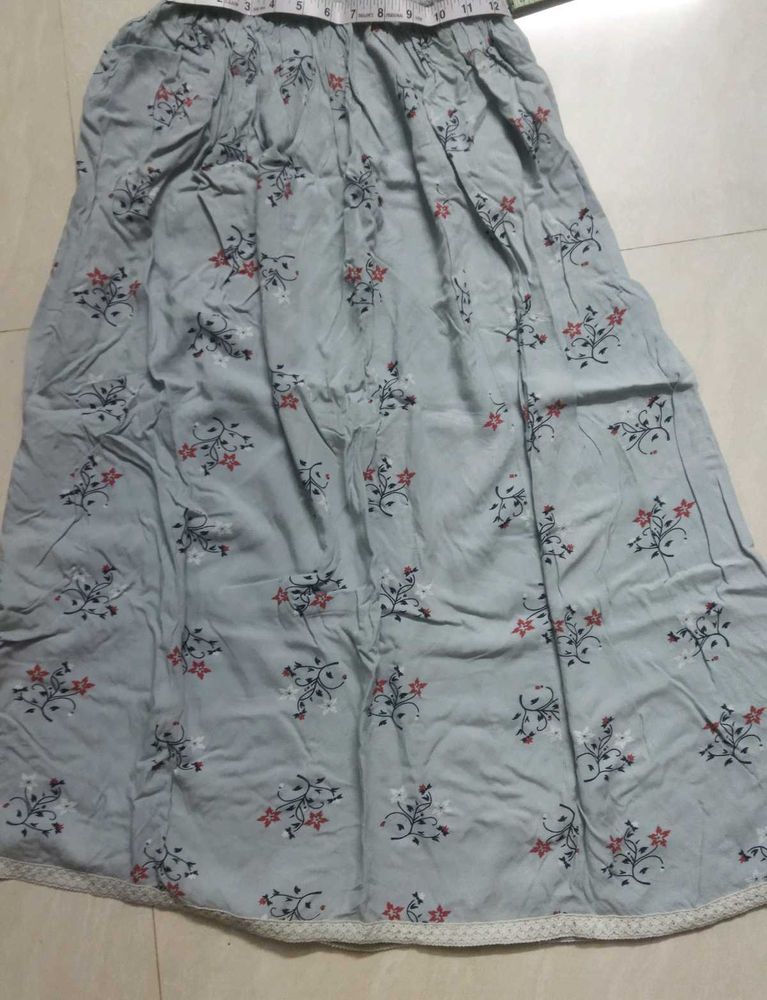 Floral Print Maxi Skirt