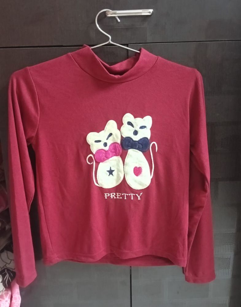 Cute Cartoon Long Sleeve Top