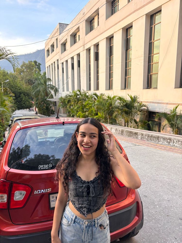 Cute Black Lace-Up Top