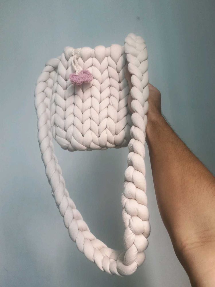 Handmade Chunky crossbody bag