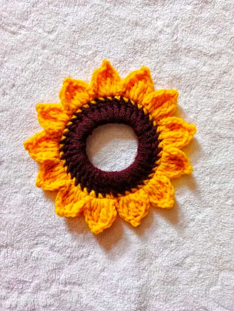 Sunflower Hair Tie