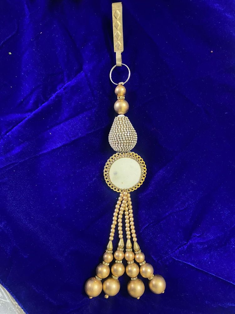 Golden Beaded Tassel
