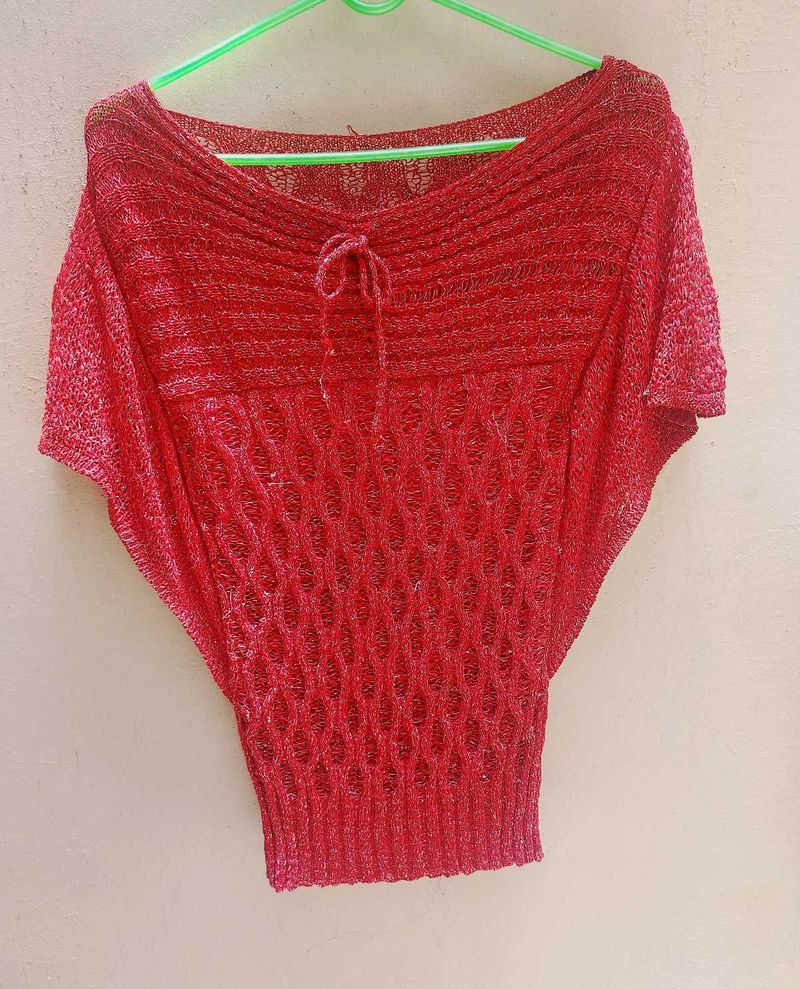 Metallic Knit top