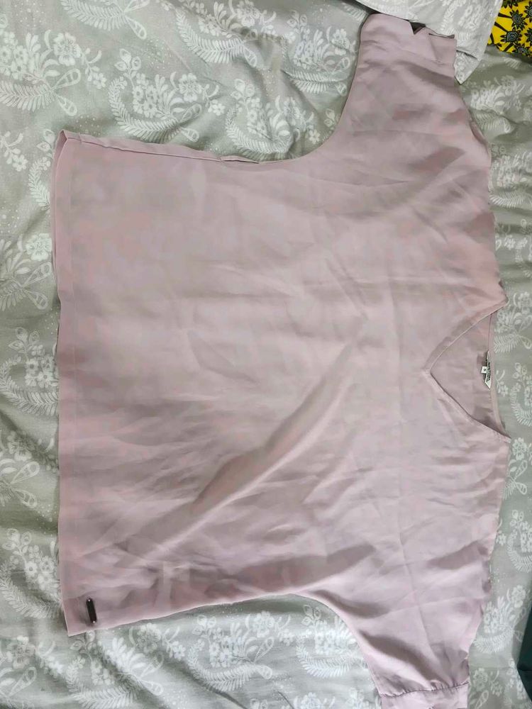 Pink Flowy Top
