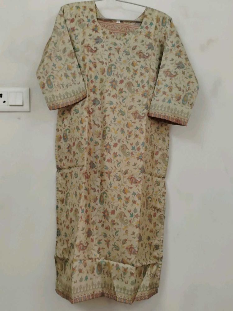 Vintage Floral Print Kurti