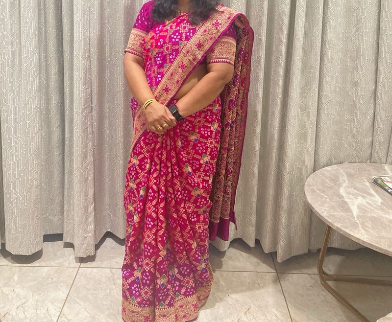Bandhni saree