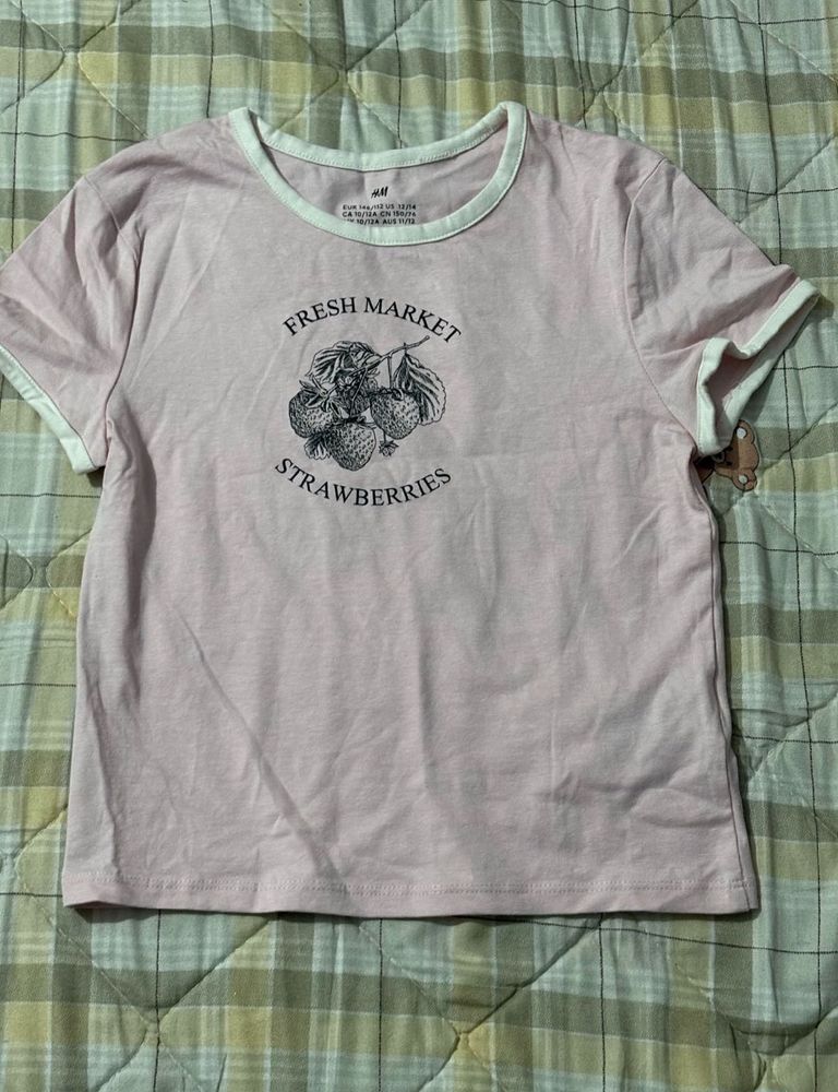 Cute Strawberry Graphic Tee