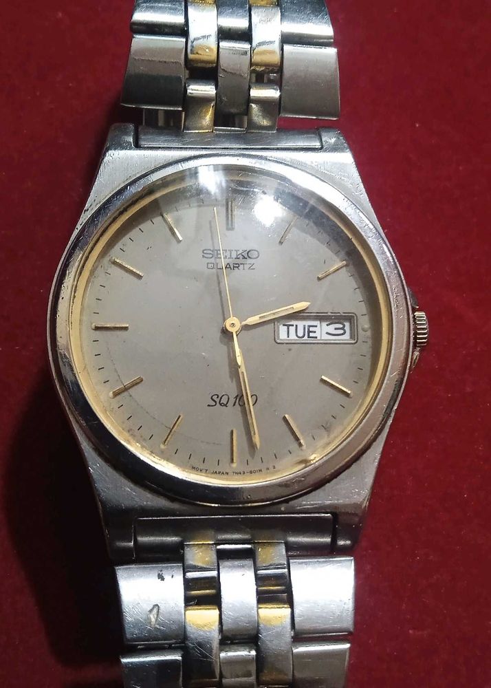 Seiko Quartz SQ100 Watch
