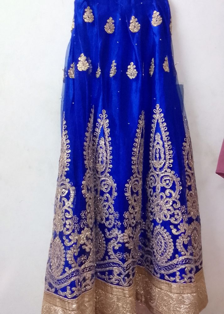 Ethnic Blue Skirt