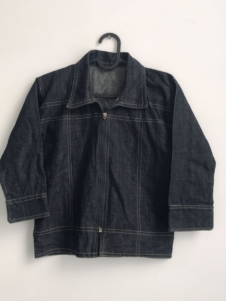 Denim Zip-Up Jacket