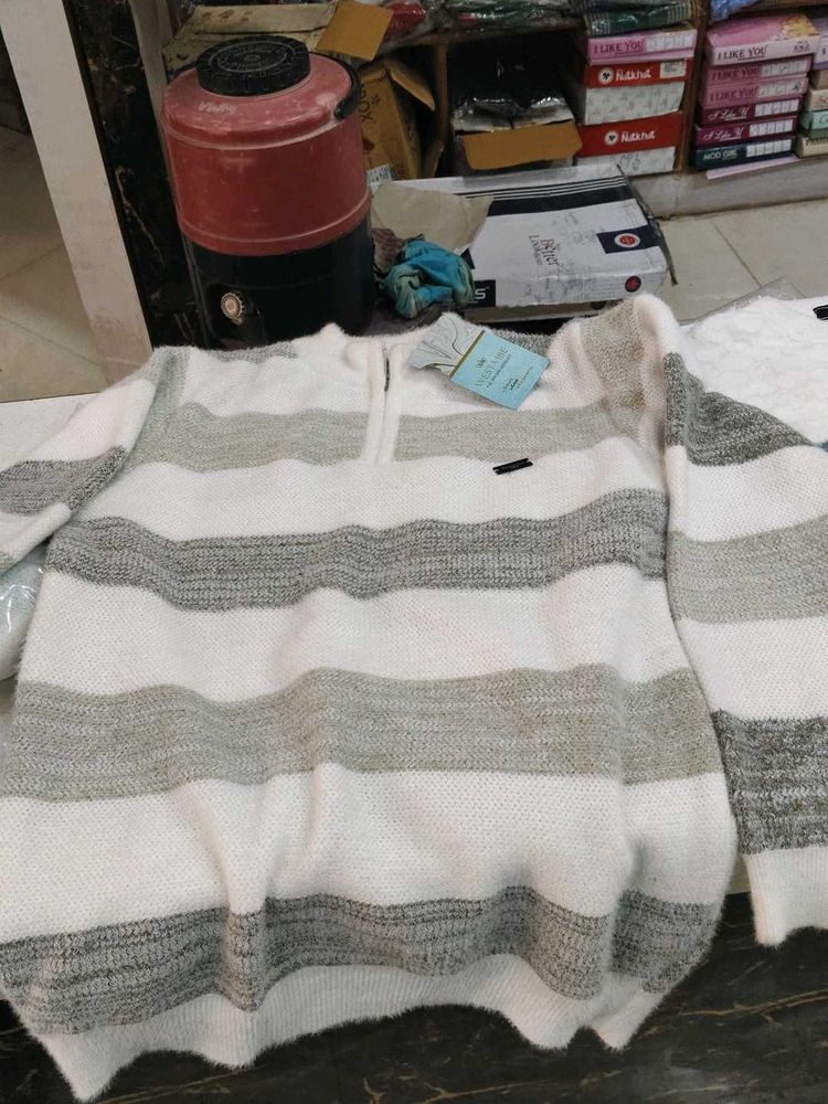 Striped Pullover Sweater