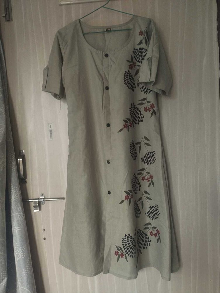 Floral Print Kurta