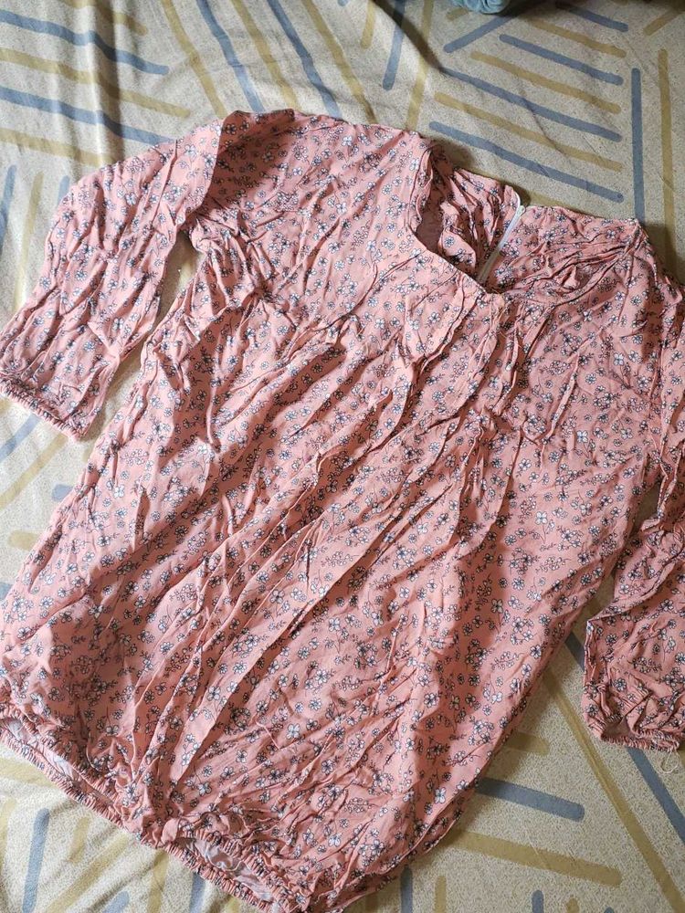 Floral Print Long Sleeve Top