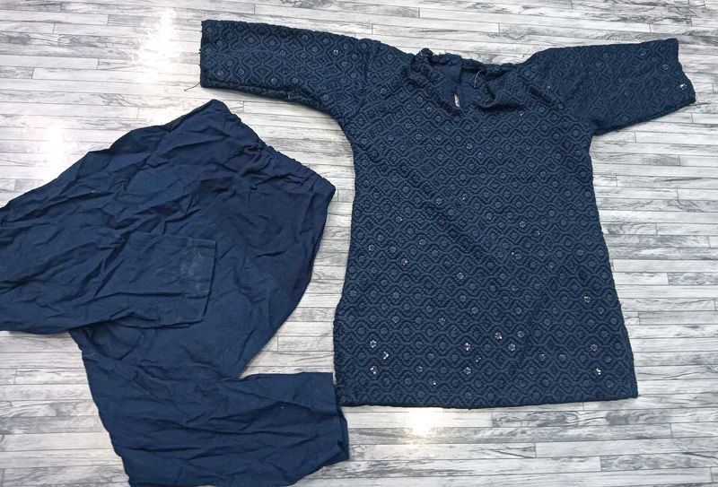 Hand Stitch 😡Pajama Kameez 2 Year Baby