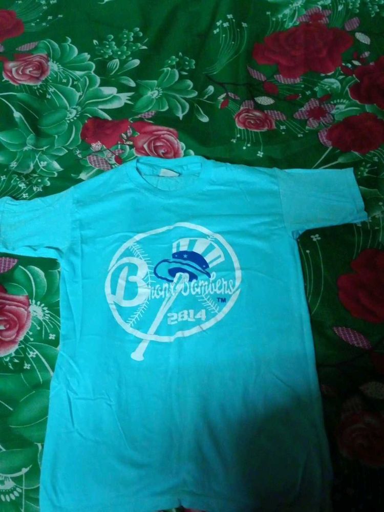 Blue Graphic T-Shirt