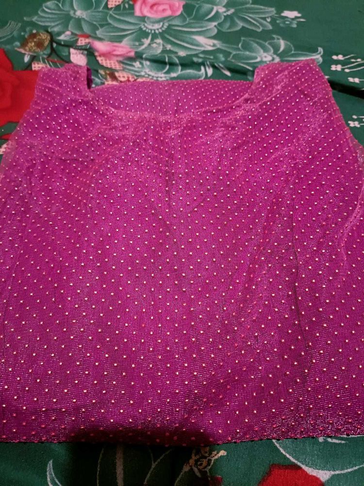 Embroidered Double Kurti