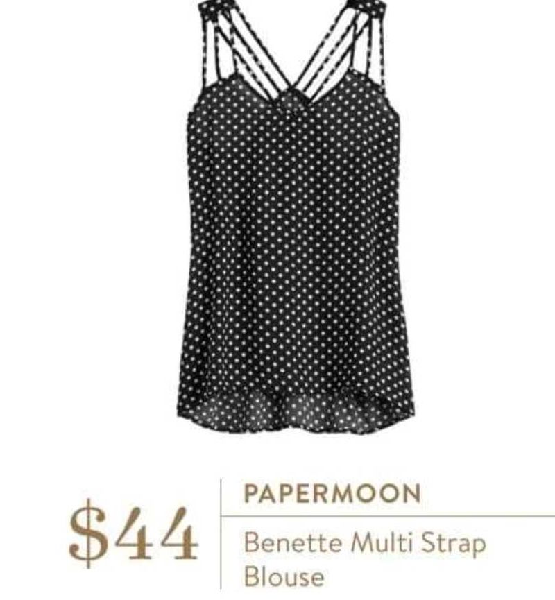 Papermoon Multi Strap Blouse