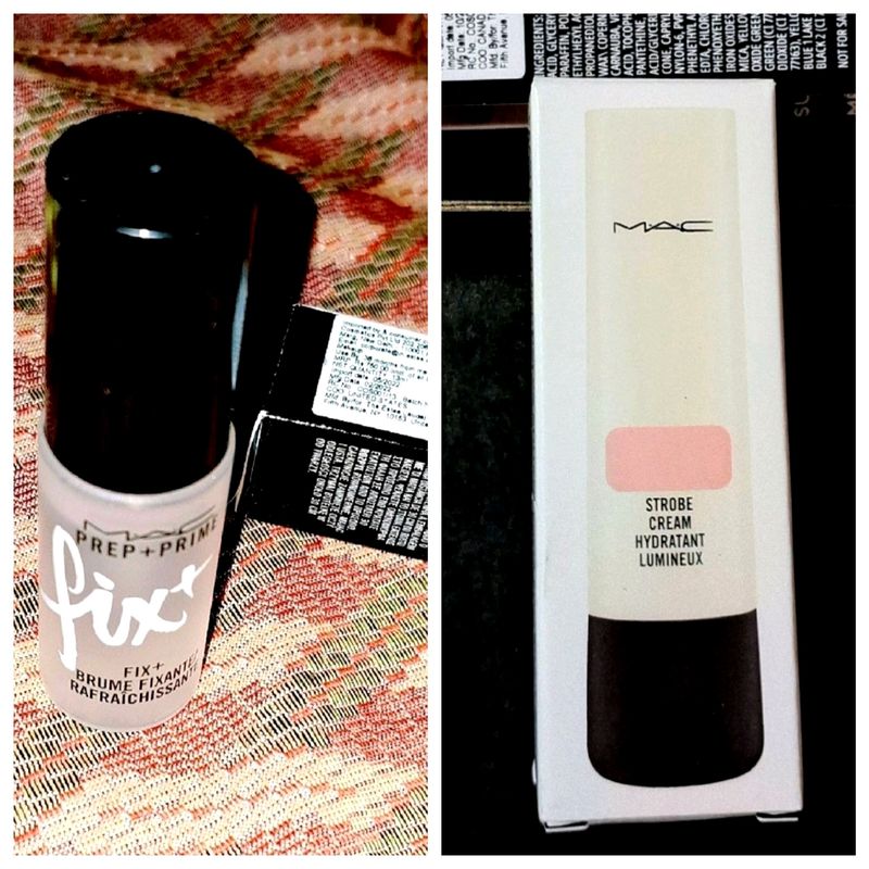 COMBO M.A.C Prep + Prime Fix+ / Strobe Cream