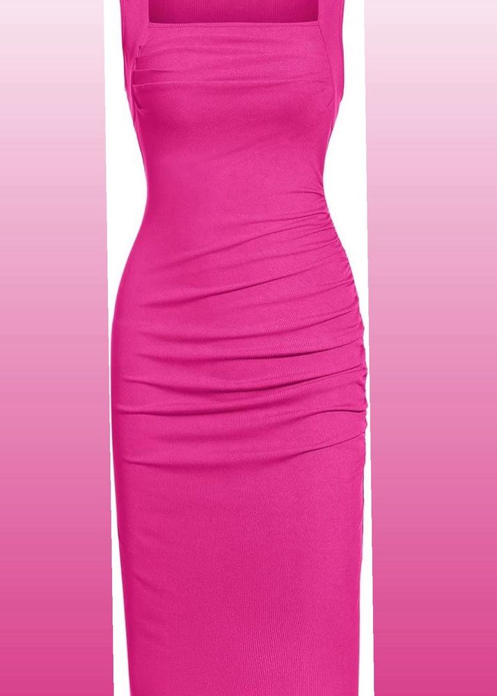 beautiful pink dress