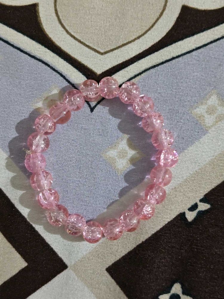 Pink Beaded Bracelet