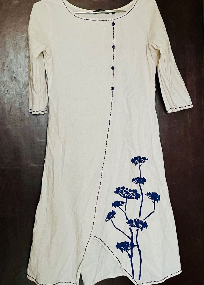Floral Print Cotton kurta