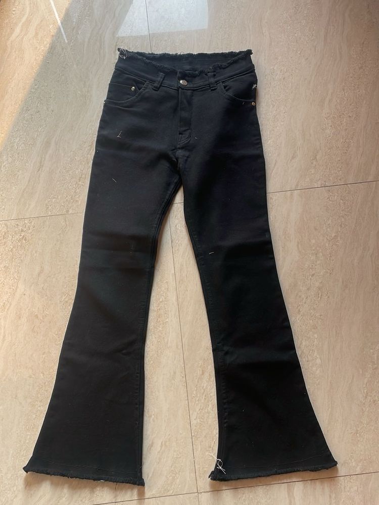 Black Flare Jeans