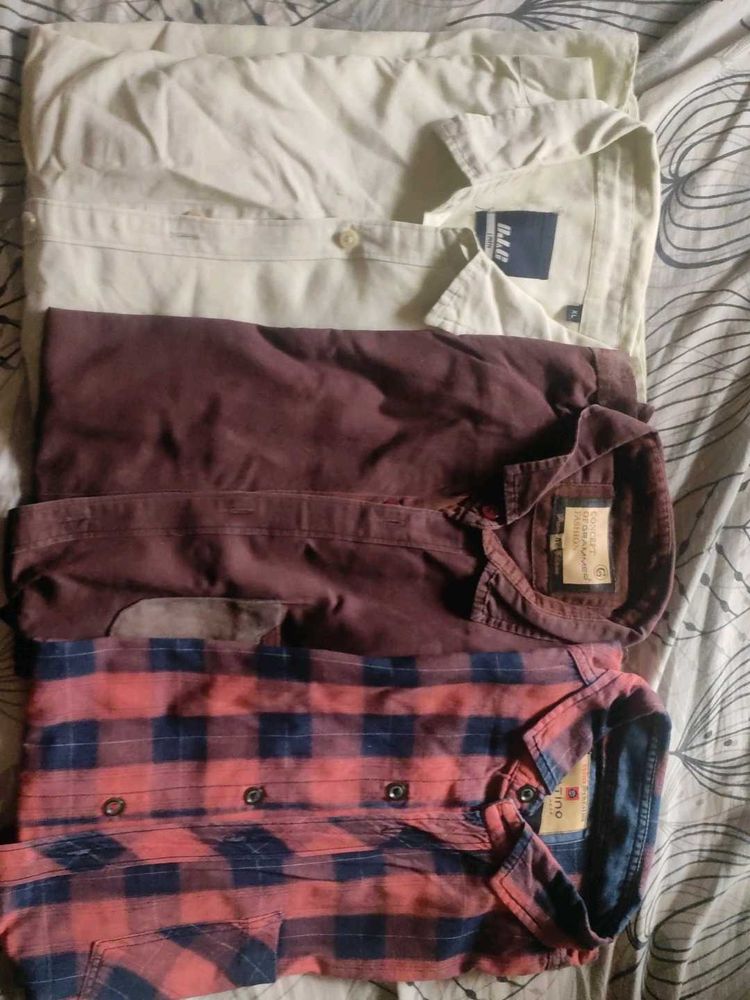 Shirts Bundle Of 3(Kinda Used)