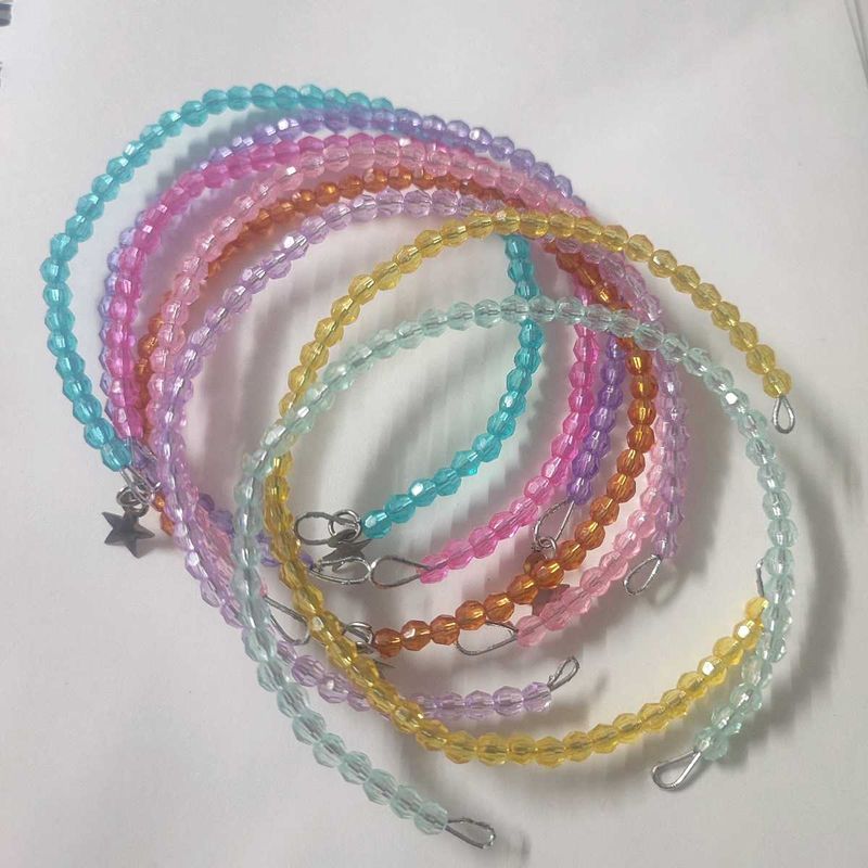 Stack Of 8 Pastel Beaded Bracelets 🧸✨